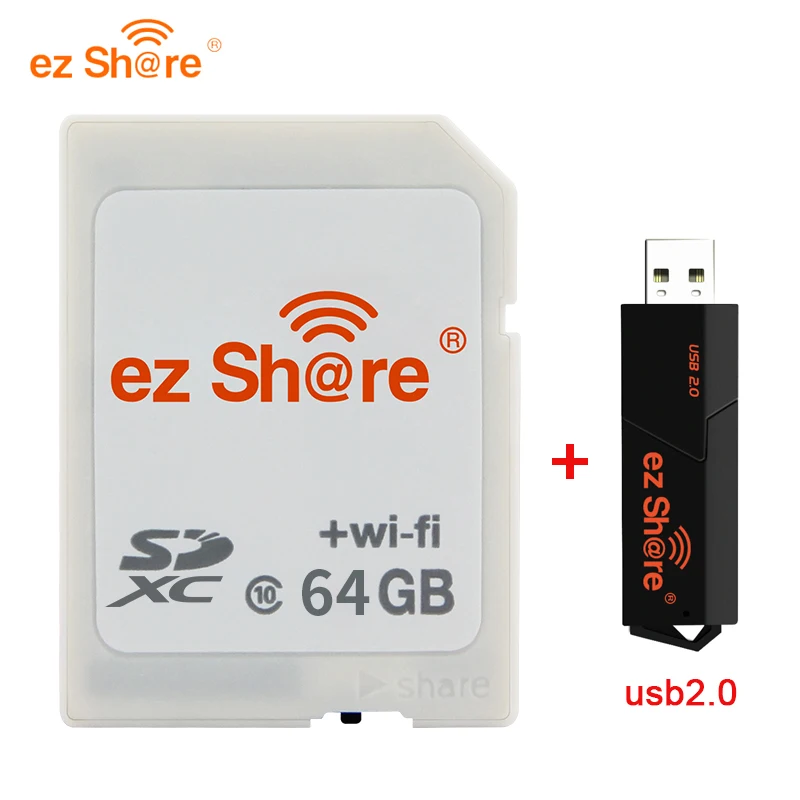 Новинка хит продаж оригинальный бренд EZ Share WIFI sd карта памяти 16 ГБ 32 SDHC 64 SDXC класс 10