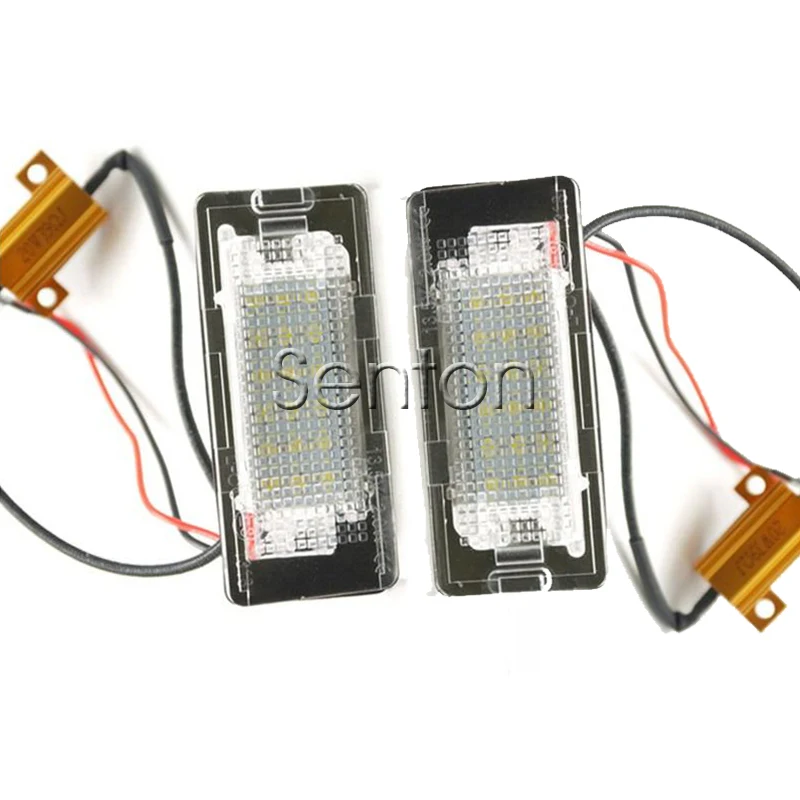 1 пара Автомобильный светодиодный номерной знак светильник 12V SMD LED лампы для VW Passat