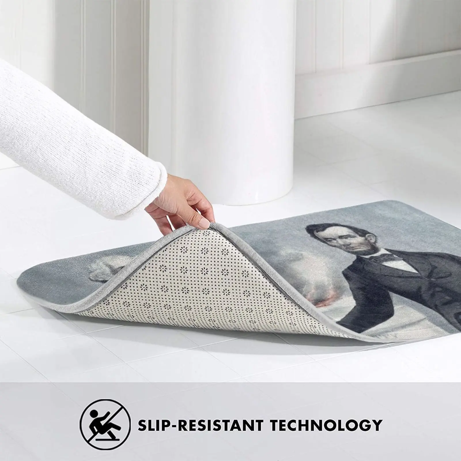 Товары для дома в Вашингтоне и Линкольне 3D коврик ног Абраам Линкольн президент