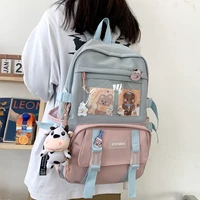 joypessie fashion women backpack kawaii canvas leisure travel bag rucksack bookbag for teenager girl schoolbag laptop mochila