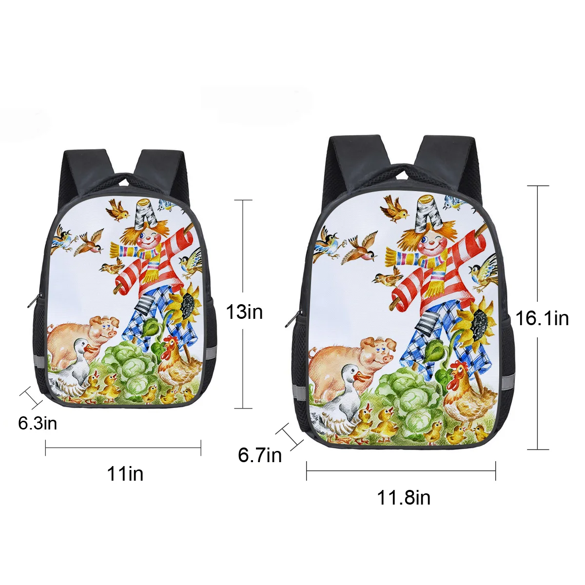 Пугало пасторальный стиль спортивный рюкзак уличный Детские рюкзаки