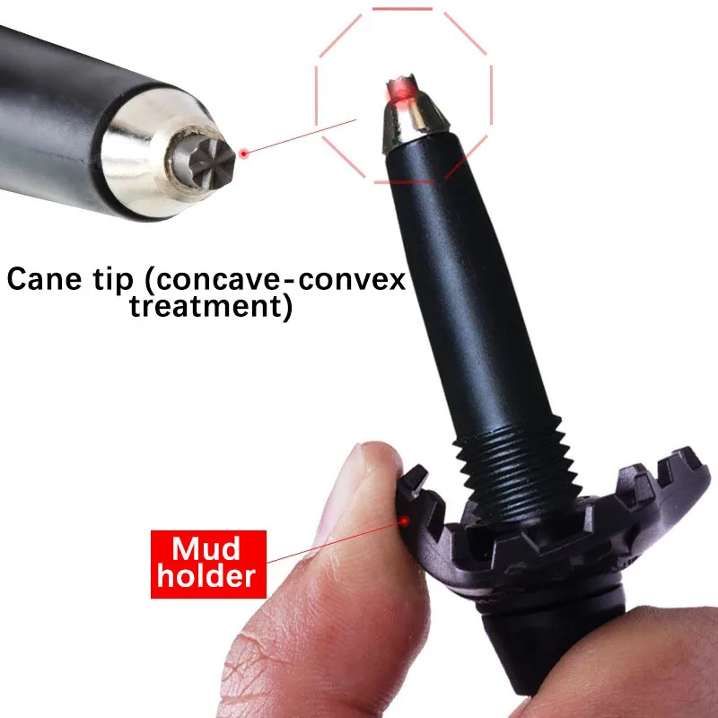 Трость из алюминиевого сплава с Демпфированием 3 секции 135 см Внутренний замок