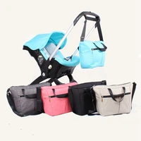 multi color baby stroller nappy bag multicolored baby diaper bag large capacity fashionable mothers maternity bag mommy bag