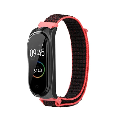 Mi band 4 ремешок нейлоновый холст ремешок для Xiao mi band 4 Смарт часы браслет аксессуары для mi Band 4 mi 4 Pulseira