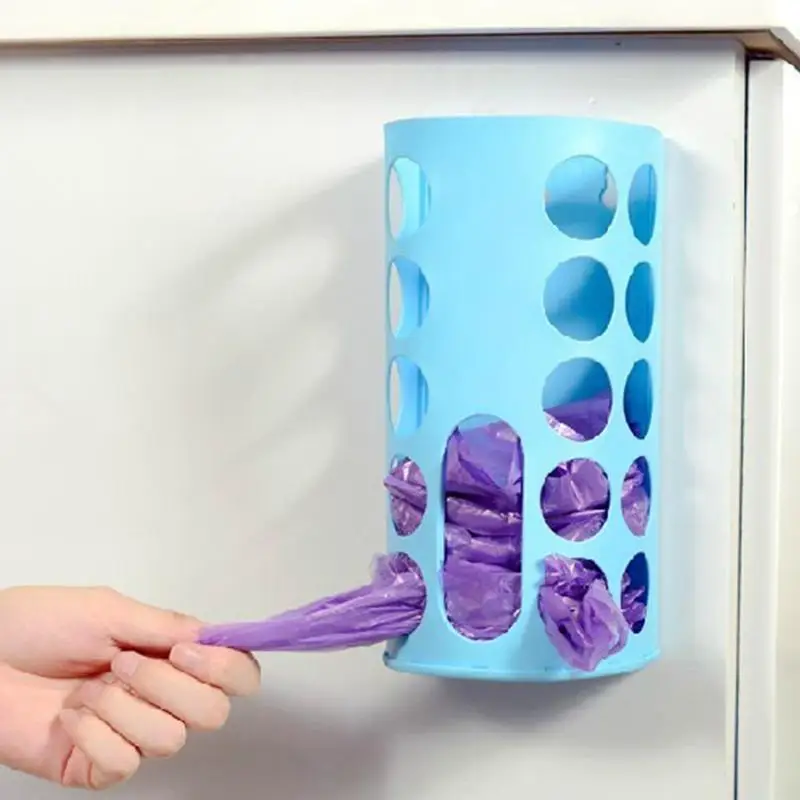 

Storage Boxes Bag Holder Dispenser Grocery Plastic Bag Storage Box Wall Mounted Kitchen Organizer Garbage Bag Storage Boxes