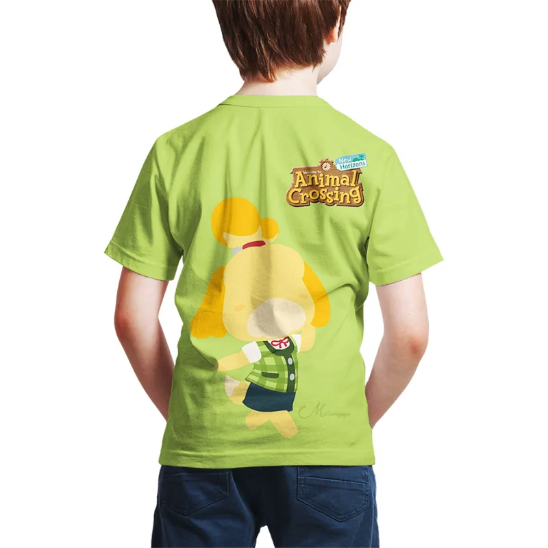 

Animal Crossing 3D Cute Cartoon Printing T-Shirt for Kids Children's Tops Girls Boys Clothes New Summer Short Sleeve Youth