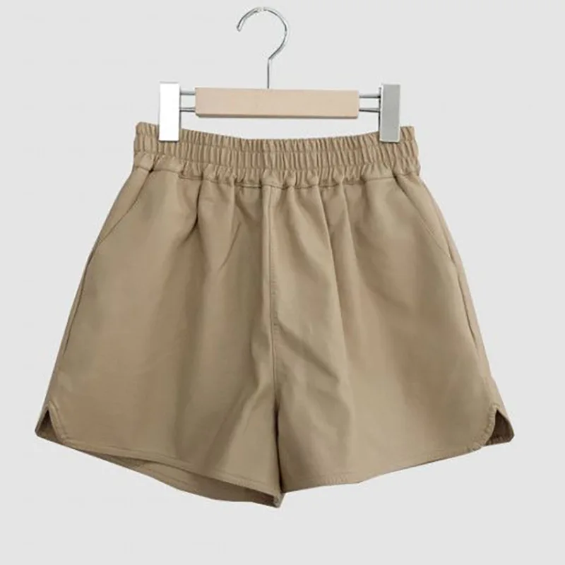 

WOMENGAGA Korea Women's New Casual Autumn Summer Minimalism Loose Women Mini Shorts High Waist Short Feminino Boho I5B3