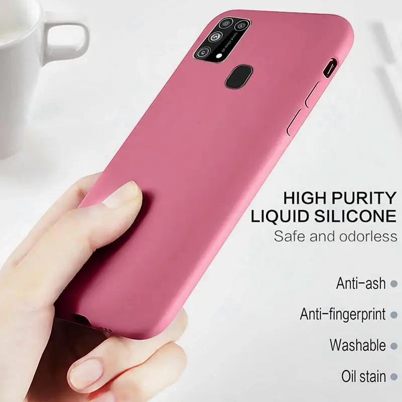 

Liquid Silicone Case For Samsung Galaxy A12 A10 A10S A20 A20S A30 A40 A50 A50S A70 A11 A01 A21S A31 A41 A51 A71 M21 M31 M31S M51