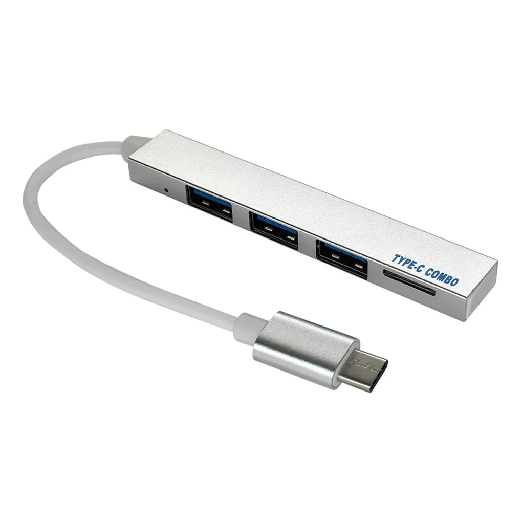 4 порта сплиттер Type-C к USB 2 0 концентратор конвертер адаптер кабель для ПК ноутбук