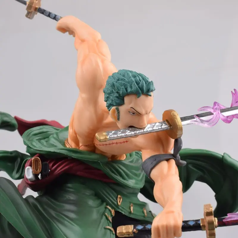 

Anime One Piece Roronoa Zoro Three Thousand World Ver PVC Action Figure Collectible Model doll toy 18cm