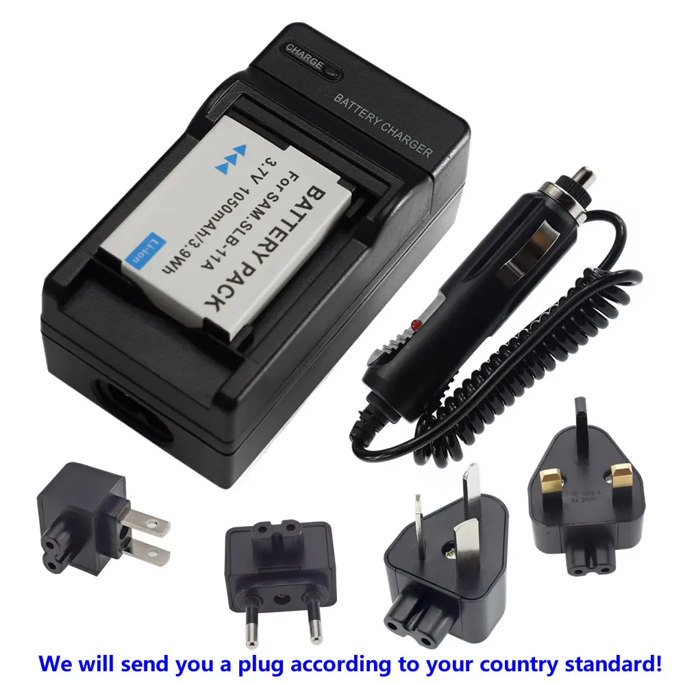 SLB 10A аккумулятор + домашнее и автомобильное зарядное устройство для Samsung WB850 WB690