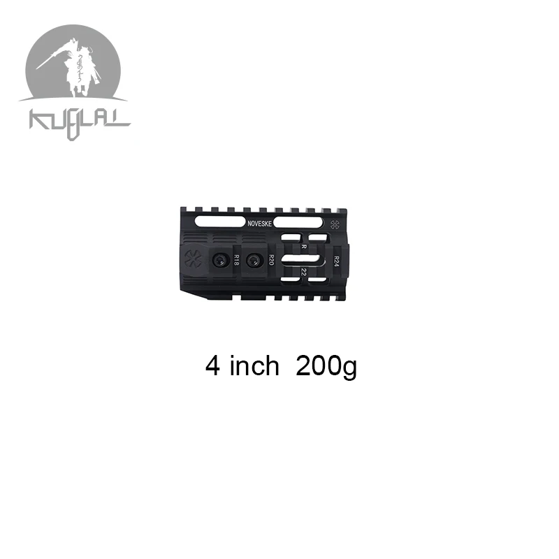4 inch Black Охотничьи аксессуары Пикатинни 4''7''9''12'' Тактический страйкбольный гелевый бластер поручень рельсовая система - Цвет: 4 inch Black