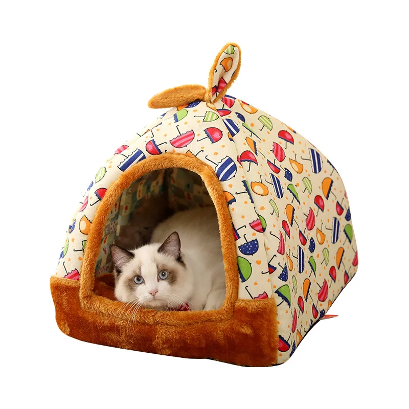 Petshy моющаяся кровать для собаки, кошки, домик для питомца, средние и большие собаки, Юрта, палатка для щенка, кошки, гнездо для дивана, для питомца, пещера, коврик, подушка для собаки, для дома - Цвет: Pet-624-6