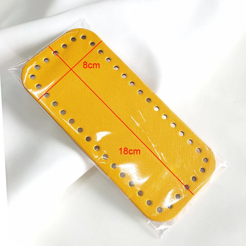 Bag Bottom Shaper Bag Cushion Pad for Shoulder Handbag Making DIY Purse Accessories Oval Bottom for Knitting Bag 18x8cm