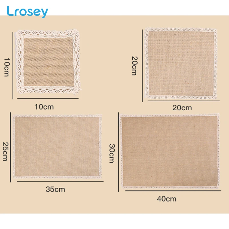 4 шт. скандинавские столовые приборы из льна термоизоляционные подставки