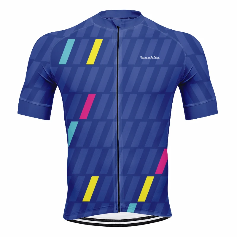 Мужские майки для велоспорта RUNCHITA летняя одежда с коротким рукавом Ropa De Ciclismo Maillot