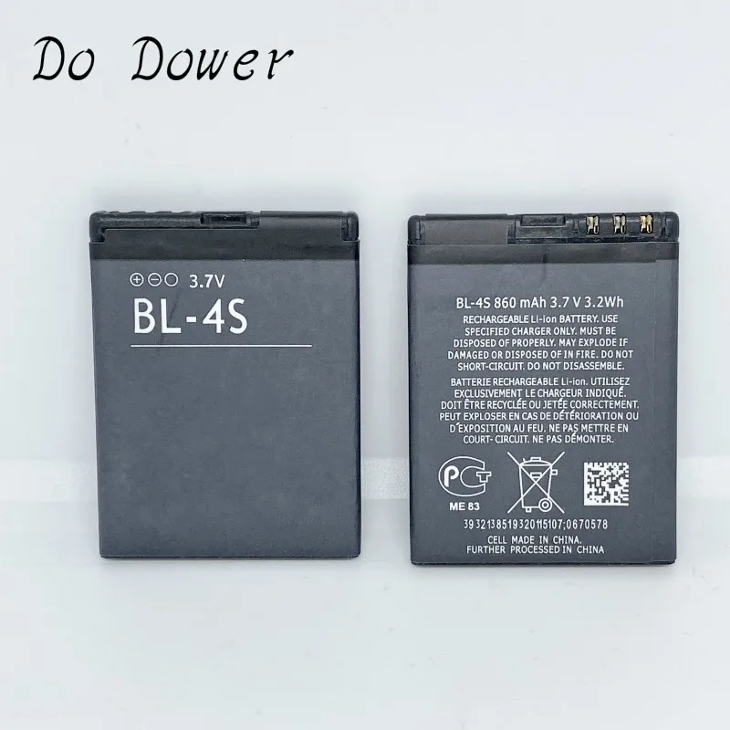 Высококачественный аккумулятор 860 мАч BL 4S для Nokia 1006 2680s 3600s 3602S 6202C 6208c 7020 7100s 7610 3710f