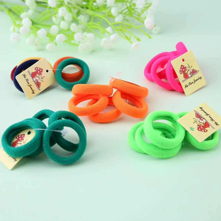 5 шт./лот новые милые Стильные Детские эластичные резинки для волос смешивание