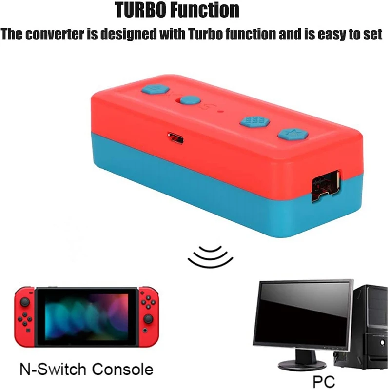 Портативный беспроводной Bluetooth игровой контроллер адаптер Ручка конвертер для