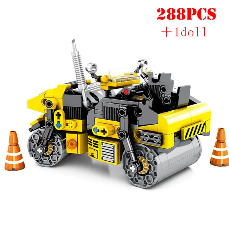 Город инженерно-сверлильный станок дорожный каток строительные блоки для