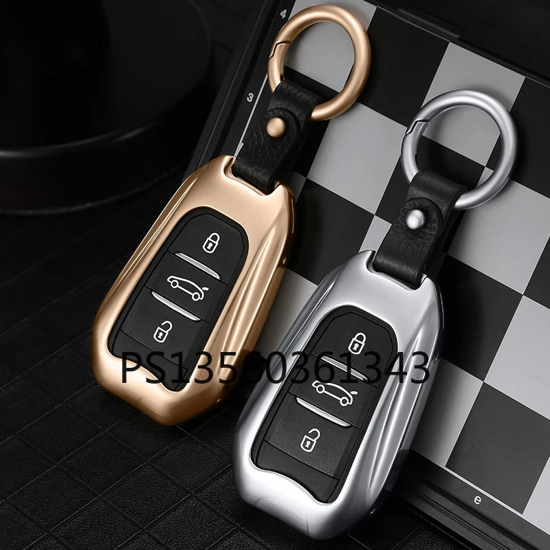 

Подходит для Peugeot 308 408 508 2008 4008 5008 металлический чехол для ключа с пряжкой
