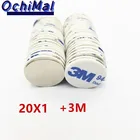N35 Сильный дисковый NdFeB магнит 15x3 12x1 10x2 8x6 8x3 18x1 3 м двухсторонний ленточный пояс с самоклеящимися неодимовыми магнитами 3 м