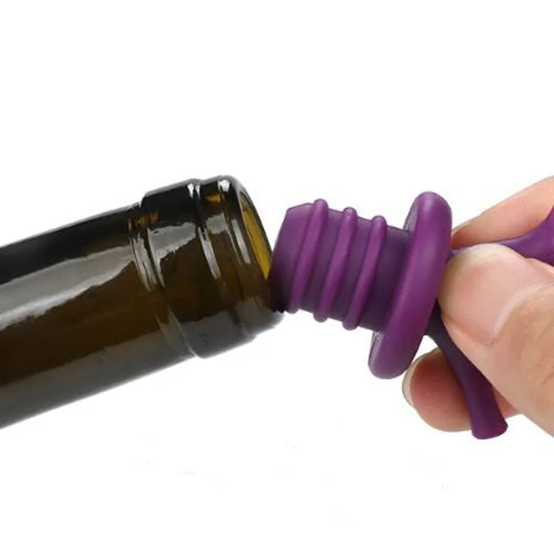 3 шт. Силиконовая пробка для бутылки вина с милой птицей креативная винной