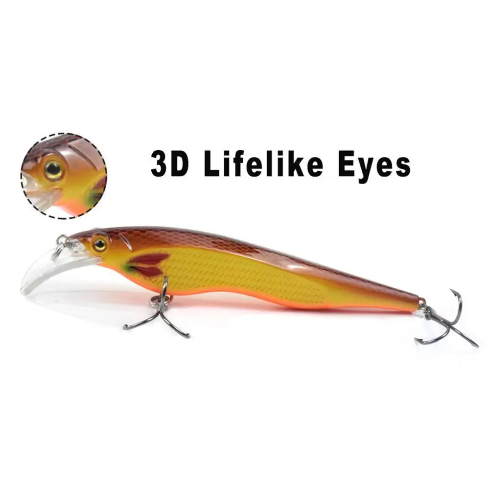 

Vivid Easily Throw Floating Minnow Lure Deep Diving Bait for Salt Water