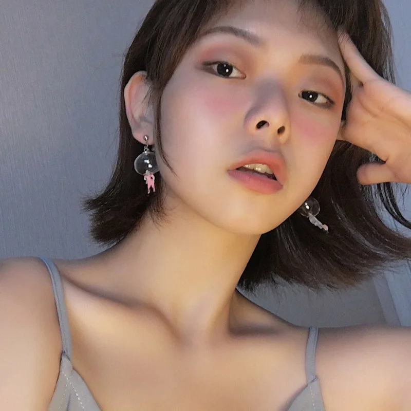 1 пара случайных цветов S925 Серебряный прозрачный стеклянный шар кислородная