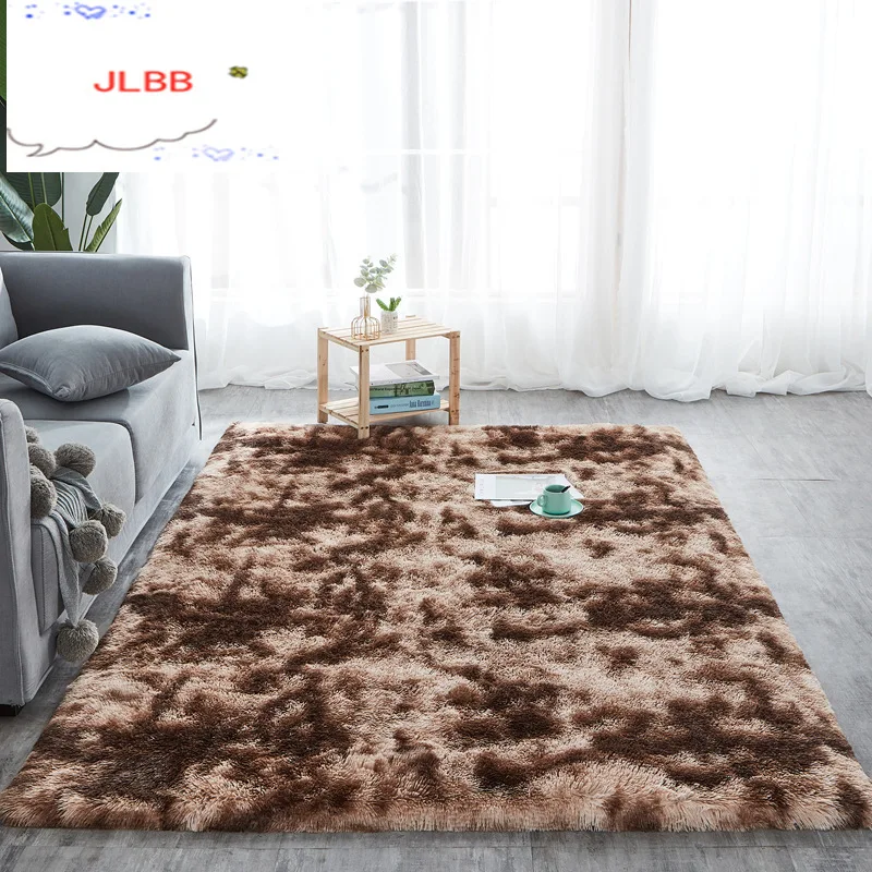 Пушистый Ковер воздушного поцелуя для гостиной ворсистые декоративные ковровые