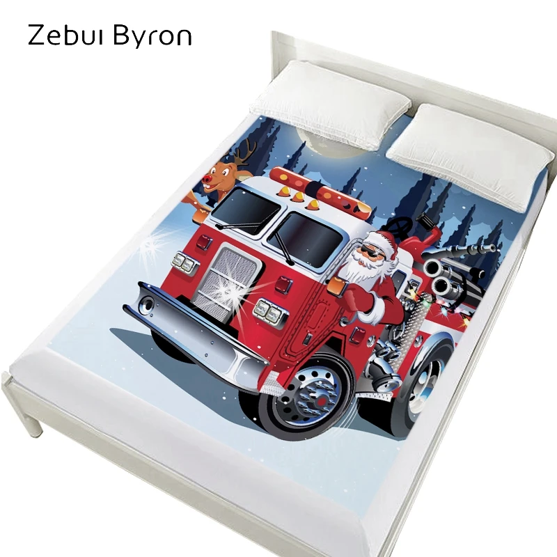 3D простыни на резинке кровати мультфильм матрас Крышка для детей/ребенка.