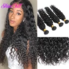 ShineFull, волнистые пряди волос, бразильские волосы, волнистые волосы, кутикулы, 4 пряди, 100% человеческие волосы, Реми, индивидуальные, от 8 до 30 дюймов