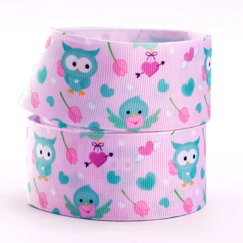 10 ярдов Grosgrain ленты-милый мультфильм шаблон лист печатных ленты | Дом и сад