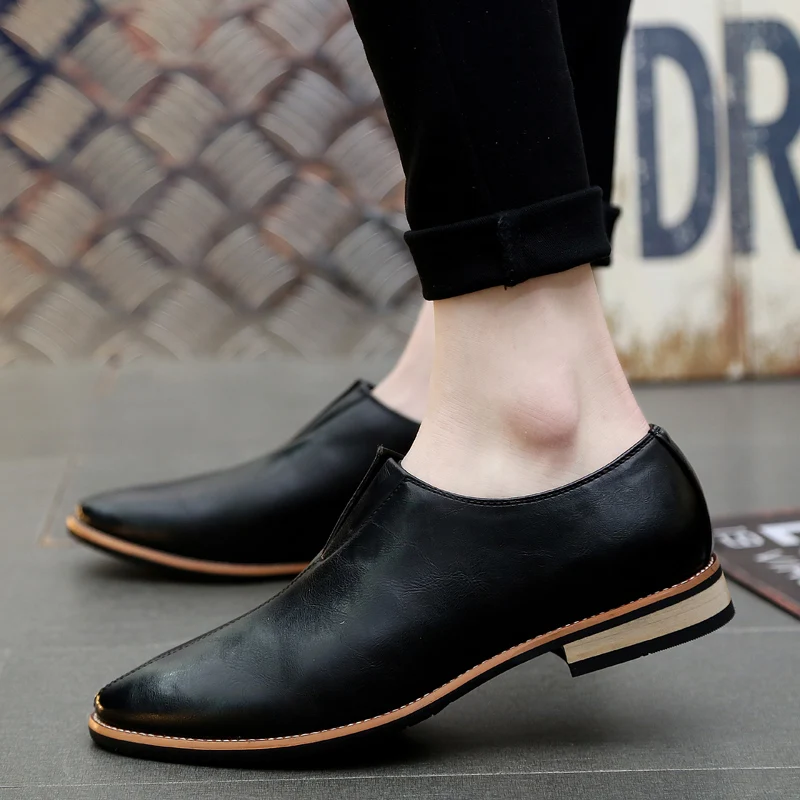 

Men's Leather Sneakers Mens Casual Shoes Slip On Men Zapatos Informales De Hombre 2020 Sneaker Man Shoe