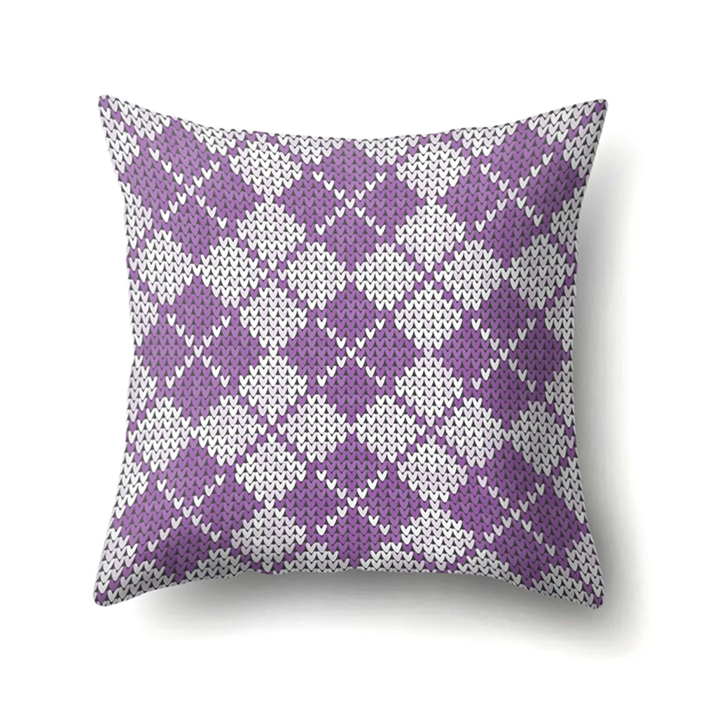 

4Pcs Striped Wave Geometric Pattern Square Throw Pillow Cover Removable Breathable Pillow Cushion Case Home Decoration