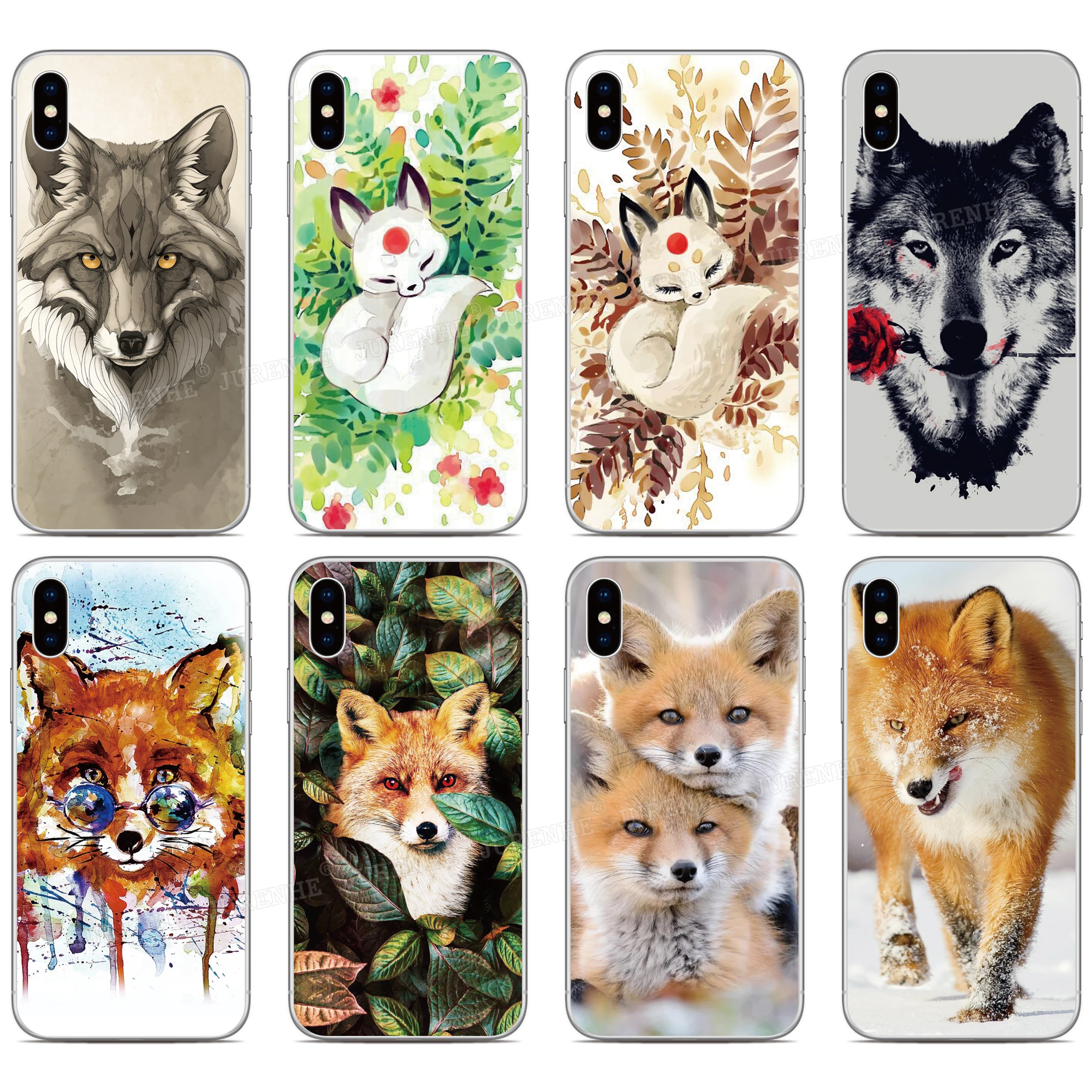 

Funny Fox Cover For ZTE Blade A7 A5 A3 L8 2019 2020 Axon 20 11 SE 10 Pro 5G A7s V10 V2020 Vita 20 Smart A20 A2121 Phone Case