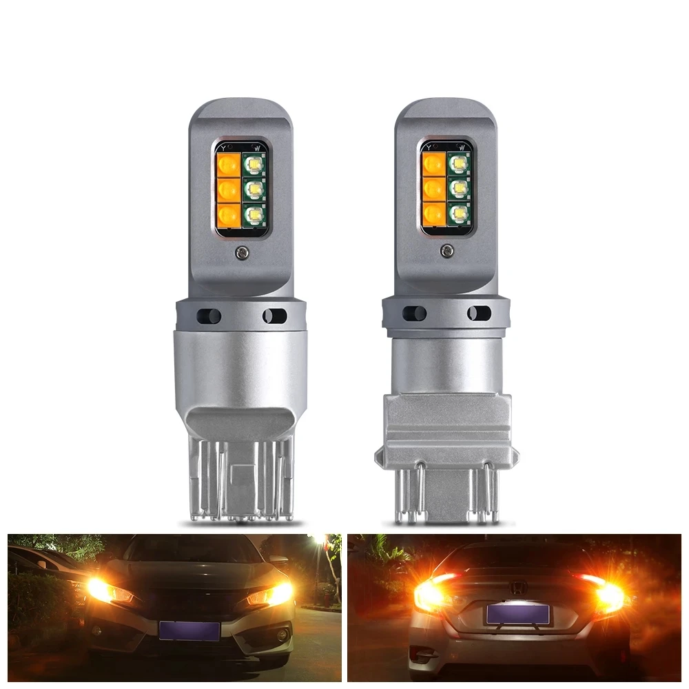 Сигнальная лампа 1157 Bay15d P21/5W Cree SMD T20 7443 W21 5W T25 3157 Led DRL указатели поворота супер
