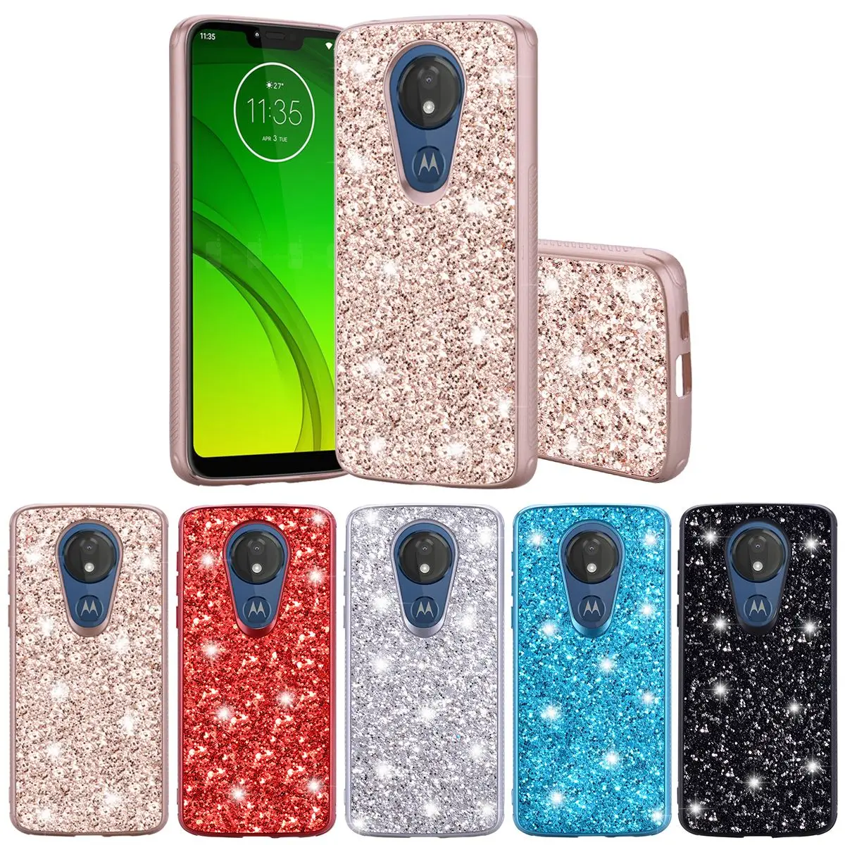 Для Motorola Moto G7 E5 Супра мощность Plus Play чехол для телефона с двойным слоем ТПУ + PC