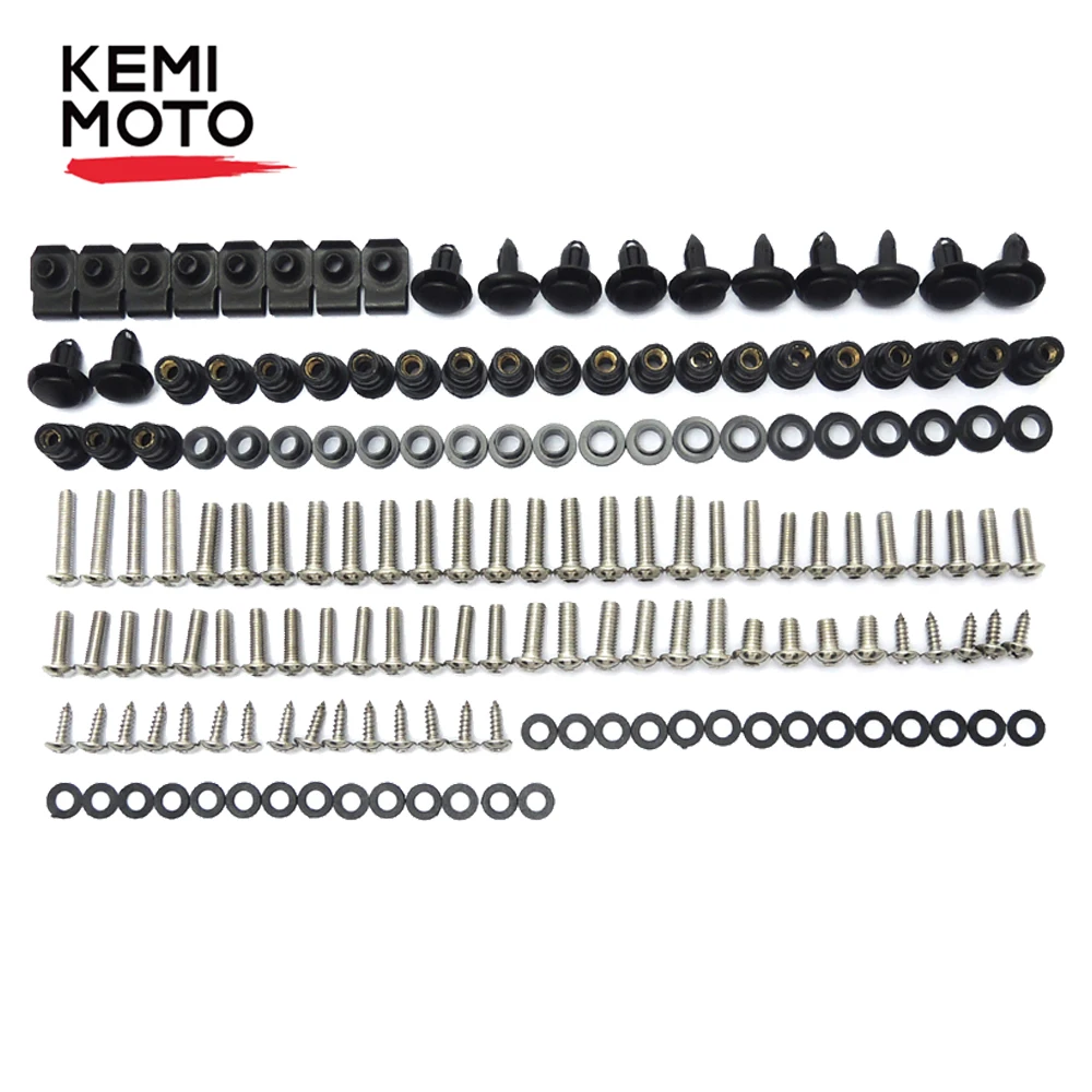 Полный комплект обтекателей KEMiMOTO рабочих болтов для кузова винты шайбы гайки HONDA