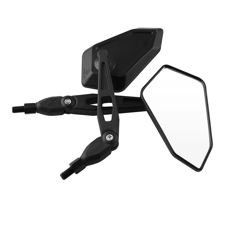 

2pcs M10 Adjustable Motorcycle Rear View Mirrors Black Side Mirrors Motorcycle Accessories
