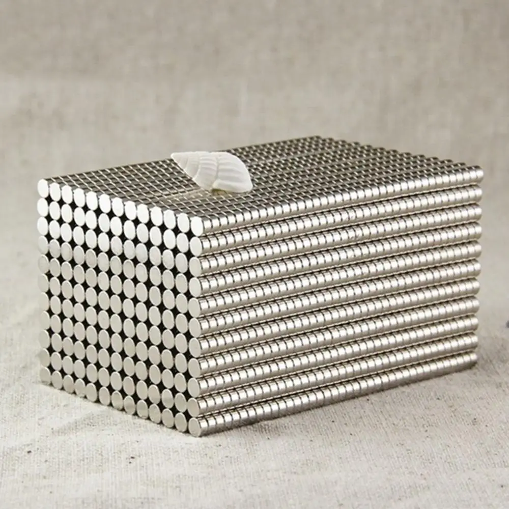 50 Uds 4x2mm Metal magn&eacute;tico de juguete en forma de neodimio de tierras raras Super fuerte im&aacute;n neodimio NdFeB im&aacute;n Juguetes-2