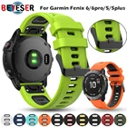 Ремешок силиконовый для наручных часов, быстросъемный браслет для Garmin Fenix 6 Pro smartwatch Easyfit, Аксессуары Fenix 5 5plus, 22 мм