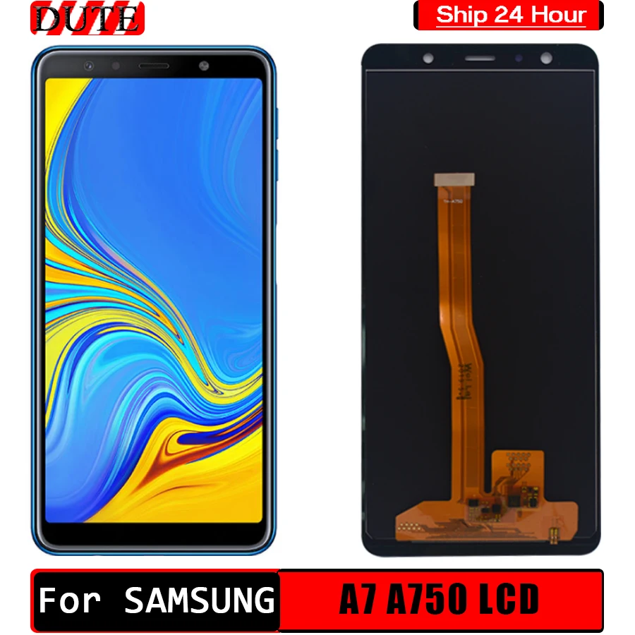 

For Samsung Galaxy A7 2018 SM-A750F A750F A750 LCD with frame Display Touch Screen Digitizer Assembly Replace 100% Test A750 lcd