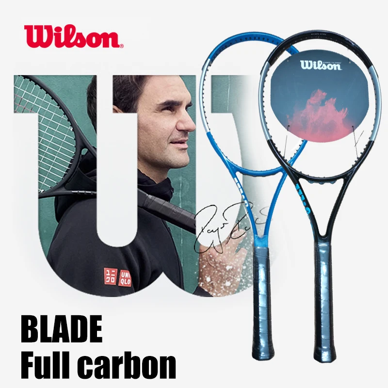 

Wilson Blade 98 Carbon Fiber Full Carbon 305g 315g Men And Women Professional Competition Training Tennis Racket