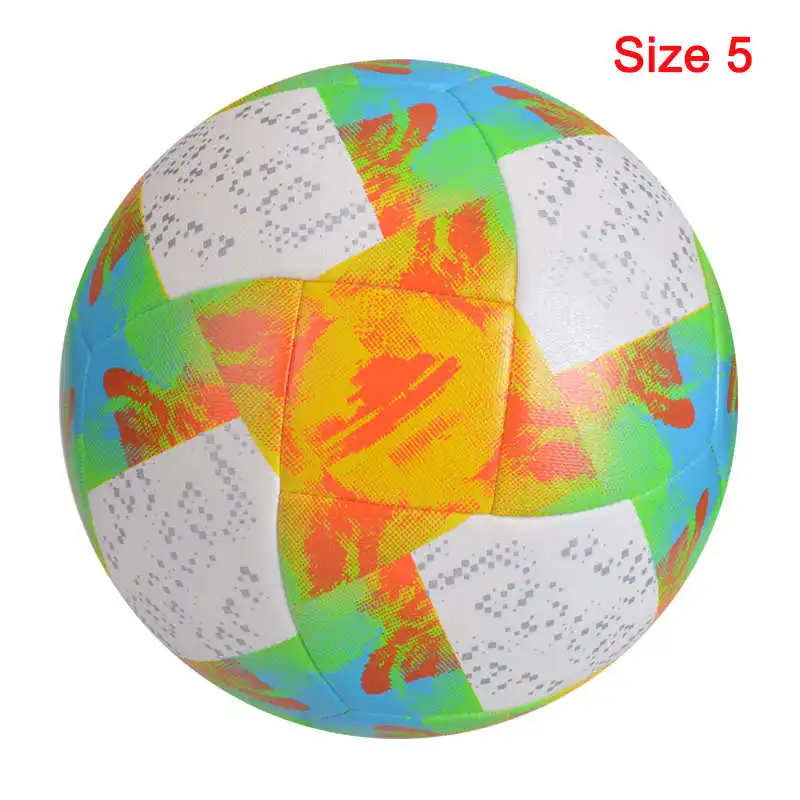 Yellow Green Size 5 Новинка, футбольный мяч для матча, стандартный размер 5, футбольный мяч из полиуретана, высокое качество, спортивные мячи для тренировок в Лиге, futbol futebol - Цвет: Yellow Green Size 5