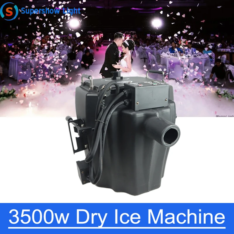 3500 Вт низкий лежа сухой лед машина тумана сценический эффект сухого льда с низким
