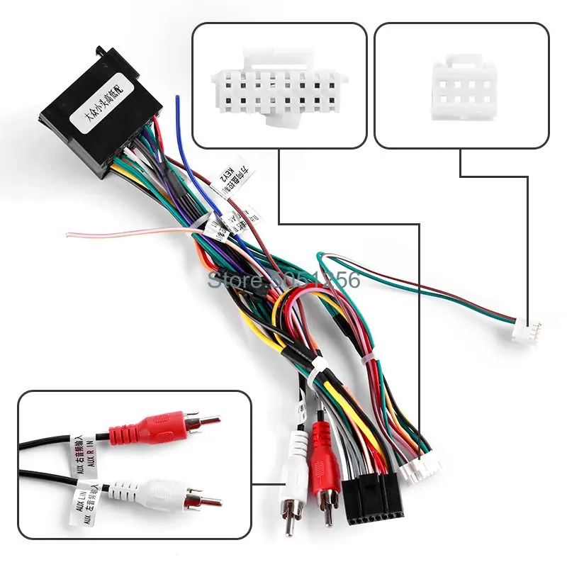 16-контактный автомобильный радиоприемник стерео головное устройство провод