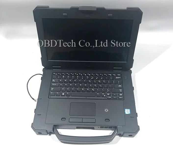 

Used Latitude Dell Rugged Extreme 7414 Laptop Military Toughbook i5 6300 4G/8G/16G Ram DDR4 SSD Wifi Diagnostic Computer Win10