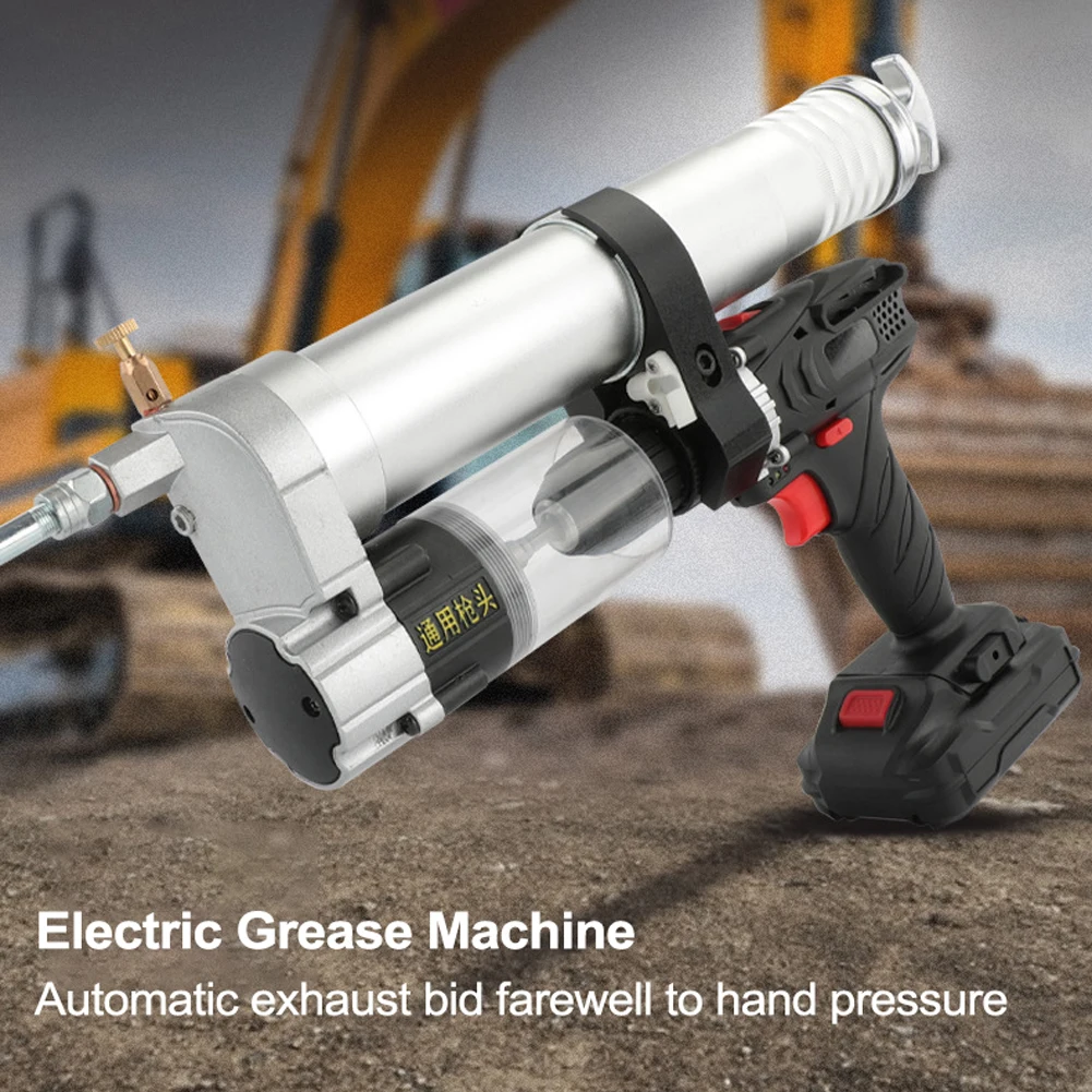 

600W Portable Electric Grease Machine Quick Automatic High Pressure Oiler Multi-purpose Utility Lubricating Oil Refueling Tool