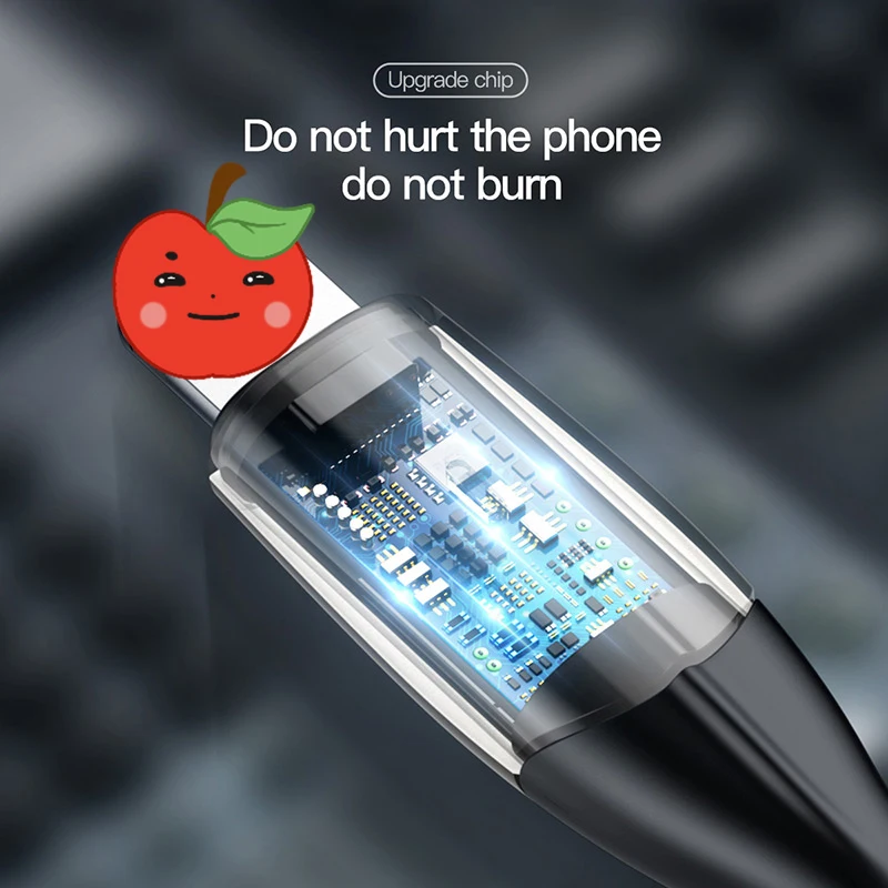 USB-кабель Baseus Lighting для iPhone Xs Max Xr X 8 7 6 5s 5 а быстрой зарядки и передачи данных 11 Pro iPad |